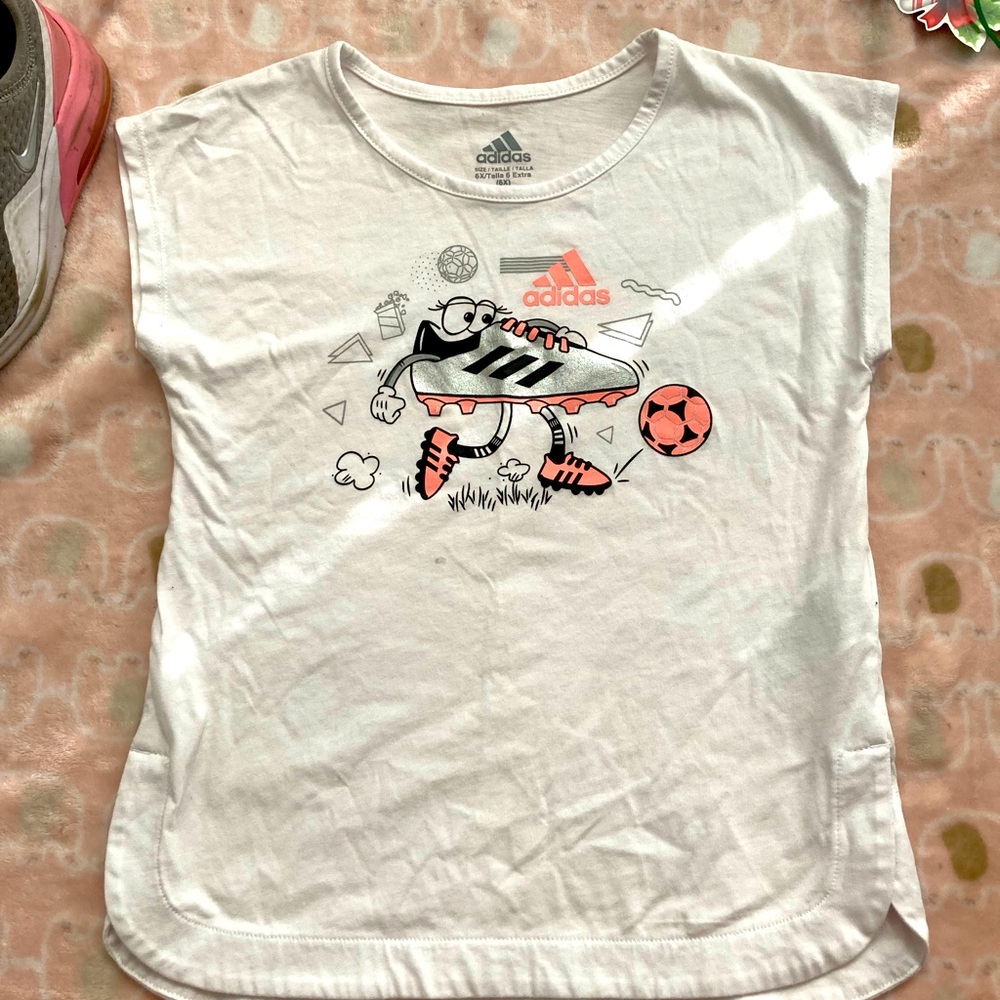 Girls Adidas Shirt Size 6x Small